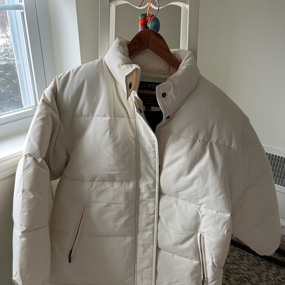 White Puffer Jacket